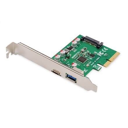 Digitus Karta PCIe, USB Typu C™ + USB-A