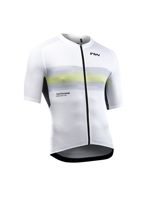 Koszulka rowerowa NORTHWAVE Force Evo Jersey biały Koszulka rowerowa NORTHWAVE Force Evo Jersey biały