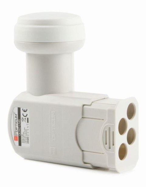 Opticum LQP 04H konwerter LNB 10,7 - 12,75 GHz Biały Opticum LQP 04H konwerter LNB 10,7 - 12,75 GHz Biały