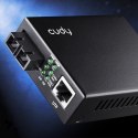 Cudy MC100SA-20 konwerter sieciowy 100 Mbit/s 1310 nm Pojedynczy Czarny