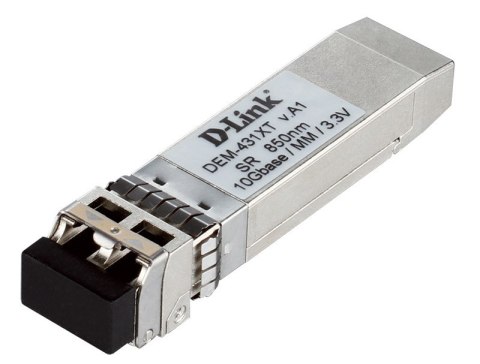 D-Link DEM-431XT moduł przekaźników sieciowych Swiatłowód 10000 Mbit/s SFP+ 850 nm D-Link DEM-431XT moduł przekaźników sieciowych Swiatłowód 10000 Mbit/s SFP+ 850 nm
