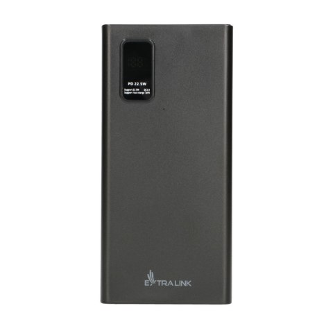 Extralink Powerbank EPB-067B 10000mAh Czarny Power bank, Fast Charging, USB-C Extralink Powerbank EPB-067B 10000mAh Czarny Power bank, Fast Charging, USB-C