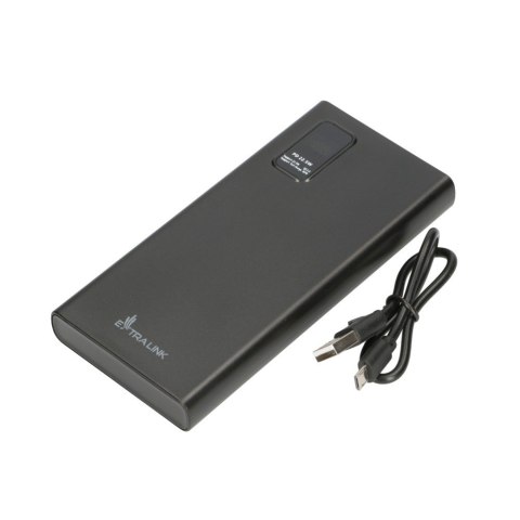 Extralink Powerbank EPB-067B 10000mAh Czarny Power bank, Fast Charging, USB-C Extralink Powerbank EPB-067B 10000mAh Czarny Power bank, Fast Charging, USB-C