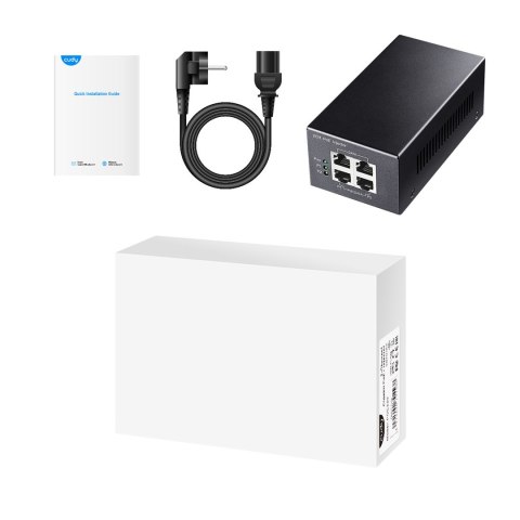 Injector PoE+/PoE Cudy Gigabit 2-Channel 30W