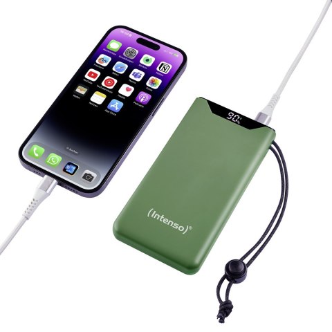 Intenso 7332037 bank mocy Litowo-polimerowy (LiPo) 10000 mAh Zielony Intenso 7332037 bank mocy Litowo-polimerowy (LiPo) 10000 mAh Zielony