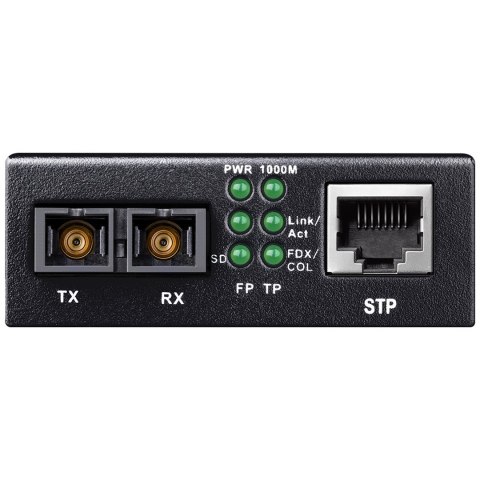 Konwerter sieciowy Cudy MC100GMA-05 1000 Mbit/s 850 nm Multifunkcyjny Czarny