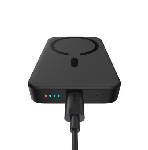 Ładowarka Baseus Magnetic Mini 10000 mAh Bezprzewodowe ładowanie Czarny