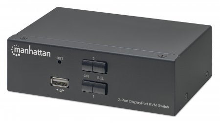 MANHATTAN PRZEŁĄCZNIK KVM DISPLAYPORT/USB 2X1 4K*6 MANHATTAN PRZEŁĄCZNIK KVM DISPLAYPORT/USB 2X1 4K*6