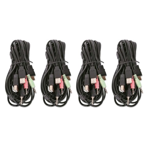 MANHATTAN PRZEŁĄCZNIK KVM HDMI/USB 4X1 DUAL-MONITO MANHATTAN PRZEŁĄCZNIK KVM HDMI/USB 4X1 DUAL-MONITO