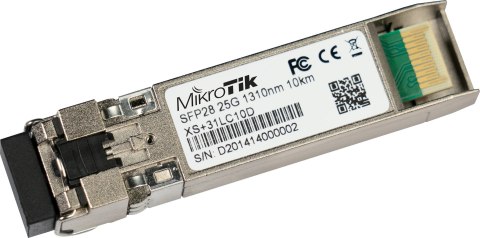 Moduł MikroTik XS+31LC10D | SFP/SFP+/SFP28 | 1/10/25Gb/s, SM, 10km, 1310nm