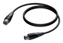 PROCAB KABEL MĘSKI ZŁĄCZE XLR - ŻEŃSKIE ZŁĄCZE XLR, 3 M