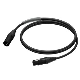 PROCAB KABEL MĘSKIE ZŁĄCZE XLR - ŻEŃSKIE ZŁĄCZE XLR, 15 M