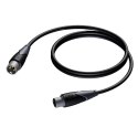 PROCAB KABEL MĘSKIE ZŁĄCZE XLR - ŻEŃSKIE ZŁĄCZE XLR ŻEŃSKIE, 10 M
