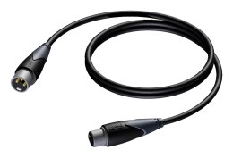 PROCAB KABEL MĘSKIE ZŁĄCZE XLR - ŻEŃSKIE ZŁĄCZE XLR ŻEŃSKIE, 10 M