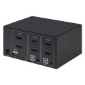 Przełącznik KVM HDMI/USB 2x1 Dual-Monitor Video 4K*30Hz