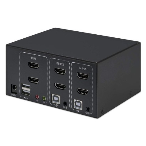 Przełącznik KVM HDMI/USB 2x1 Dual-Monitor Video 4K*30Hz Przełącznik KVM HDMI/USB 2x1 Dual-Monitor Video 4K*30Hz