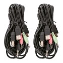 Przełącznik KVM HDMI/USB 2x1 Dual-Monitor Video 4K*30Hz