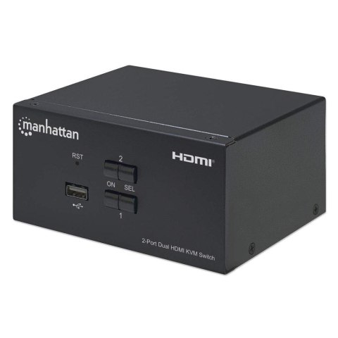 Przełącznik KVM HDMI/USB 2x1 Dual-Monitor Video 4K*30Hz Przełącznik KVM HDMI/USB 2x1 Dual-Monitor Video 4K*30Hz