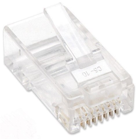 Techly IWP-JAR-C6RTY wtyczka RJ45 Przezroczysty