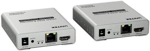 Unitek V1164A Ekstender HDMI 2.0 4K przez Ethernet do 60m Unitek V1164A Ekstender HDMI 2.0 4K przez Ethernet do 60m