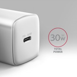 Axagon ACU-PD30W wall charger 1x QC3.0/AFC/FCP/PD type-C 30W white Telefon komórkowy, Smartfon, Smartwatch, Tablet, Uniwersalne 