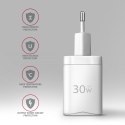 Axagon ACU-PD30W wall charger 1x QC3.0/AFC/FCP/PD type-C 30W white Telefon komórkowy, Smartfon, Smartwatch, Tablet, Uniwersalne 