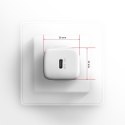 Axagon ACU-PD30W wall charger 1x QC3.0/AFC/FCP/PD type-C 30W white Telefon komórkowy, Smartfon, Smartwatch, Tablet, Uniwersalne 