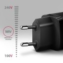 Axagon ACU-PQ20 wall charger QC3.0/AFC/FCP+ PD type-C 20 W - schwarz - USB Typ C Telefon komórkowy, Smartfon, Smartwatch, Tablet