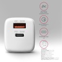 Axagon ACU-PQ30W Ladegerät QC3.0.4.0/AFC/FCP/PPS/Apple+ PD USB-C 30W - weiß - USB Typ C Telefon komórkowy, Smartfon, Smartwatch,