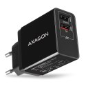 Axagon ACU-QS24 ładowarka do urządzeń przenośnych Smartfon Czarny Prąd przemienny Szybkie ładowanie Wewnętrzna