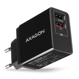 Axagon ACU-QS24 ładowarka do urządzeń przenośnych Smartfon Czarny Prąd przemienny Szybkie ładowanie Wewnętrzna
