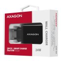 Axagon ACU-QS24 ładowarka do urządzeń przenośnych Smartfon Czarny Prąd przemienny Szybkie ładowanie Wewnętrzna