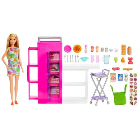 BARBIE SPIŻARNIA ZESTAW + LALKA HJV38 BARBIE SPIŻARNIA ZESTAW + LALKA HJV38