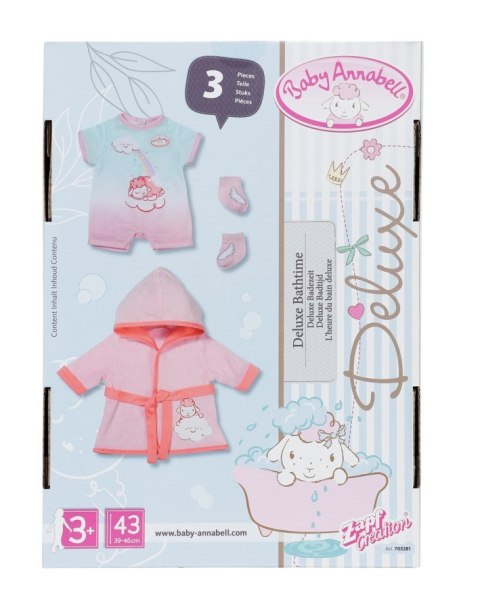 Baby Annabell Deluxe Bath Time Zestaw do wanny dla lalek Baby Annabell Deluxe Bath Time Zestaw do wanny dla lalek