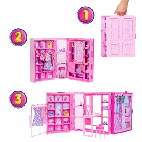 Barbie Szafa Marzeń 3.0 Zestaw HXD59 Barbie Szafa Marzeń 3.0 Zestaw HXD59