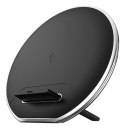 Denver QI chargers QI Charging pad Smartfon Czarny, Srebrny USB Bezprzewodowe ładowanie Wewnętrzna, Zewnętrzna