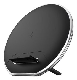Denver QI chargers QI Charging pad Smartfon Czarny, Srebrny USB Bezprzewodowe ładowanie Wewnętrzna, Zewnętrzna