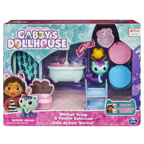 Gabby's Dollhouse GDH PYS Deluxe Room Bathroom GML Łazienka dla lalek Gabby's Dollhouse GDH PYS Deluxe Room Bathroom GML Łazienka dla lalek