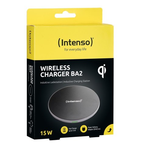 Intenso BA2 Smartfon Czarny, Srebrny USB Bezprzewodowe ładowanie Szybkie ładowanie Wewnętrzna Intenso BA2 Smartfon Czarny, Srebrny USB Bezprzewodowe ładowanie Szybkie ładowanie Wewnętrzna