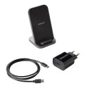 Intenso BSA2 Smartfon Czarny USB Bezprzewodowe ładowanie Szybkie ładowanie Wewnętrzna