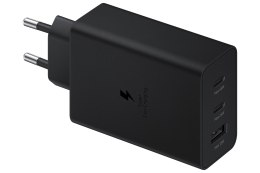 Ładowarka sieciowa SAMSUNG Trio EP-T6530 65W PD 1x USB-A, 2x USB-C (EP-T6530NBEGEU) Czarny