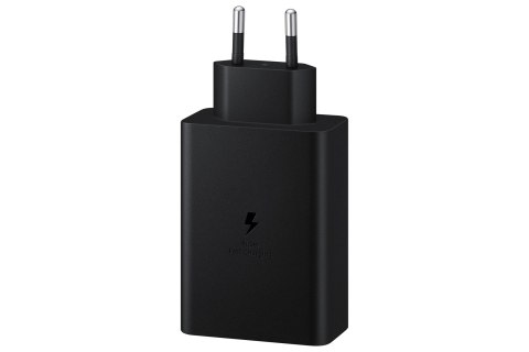 Ładowarka sieciowa SAMSUNG Trio EP-T6530 65W PD 1x USB-A, 2x USB-C (EP-T6530NBEGEU) Czarny