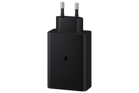 Ładowarka sieciowa SAMSUNG Trio EP-T6530 65W PD 1x USB-A, 2x USB-C (EP-T6530NBEGEU) Czarny