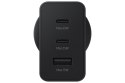Ładowarka sieciowa SAMSUNG Trio EP-T6530 65W PD 1x USB-A, 2x USB-C (EP-T6530NBEGEU) Czarny