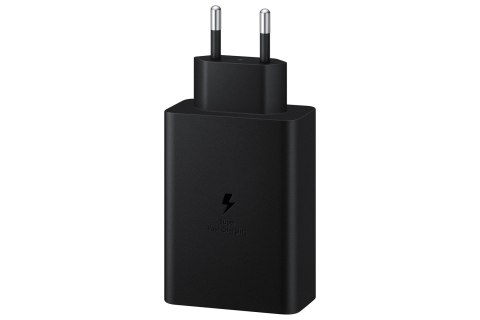 Ładowarka sieciowa SAMSUNG Trio EP-T6530 65W PD 1x USB-A, 2x USB-C (EP-T6530NBEGEU) Czarny