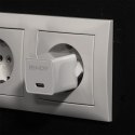 Lindy 73410 ładowarka do urządzeń przenośnych Smartfon Biały Prąd przemienny Wewnętrzna