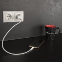 Lindy 73410 ładowarka do urządzeń przenośnych Smartfon Biały Prąd przemienny Wewnętrzna