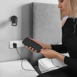 Qoltec 52378 ładowarka do urządzeń przenośnych Laptop, Przenośna konsola do gier, Power bank, Smartfon, Smartwatch, Tablet Czarn