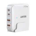 Sieciowa ładowarka GaN - Unitek P1228AWH01-EU | 70W 2x USB-C 2x USB-A