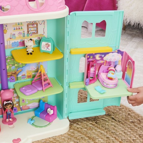 Sypialnia do domu dla lalek Gabby's Dollhouse GDH PYS Deluxe Room Bedroom GML Sypialnia do domu dla lalek Gabby's Dollhouse GDH PYS Deluxe Room Bedroom GML
